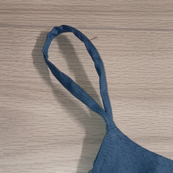 Plus Size Women Elegant Basic Denim Sleeveless Bodycon Slip Dress - Picture 7 of 12